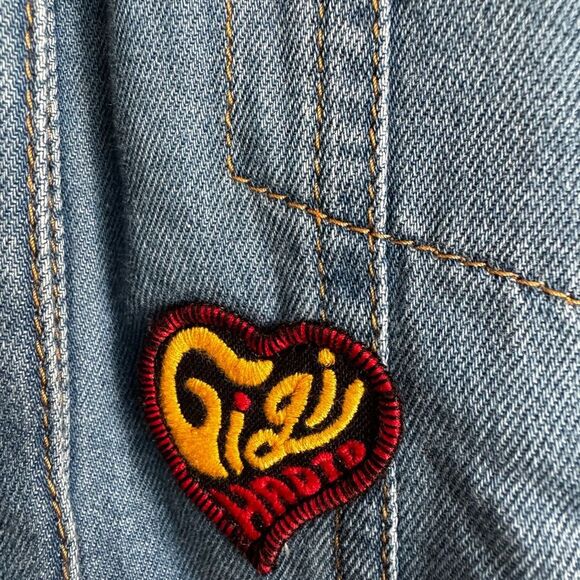 Gigi Hadid x Tommy Hilfiger Denim Letterman Size Medium - Picture 8 of 8